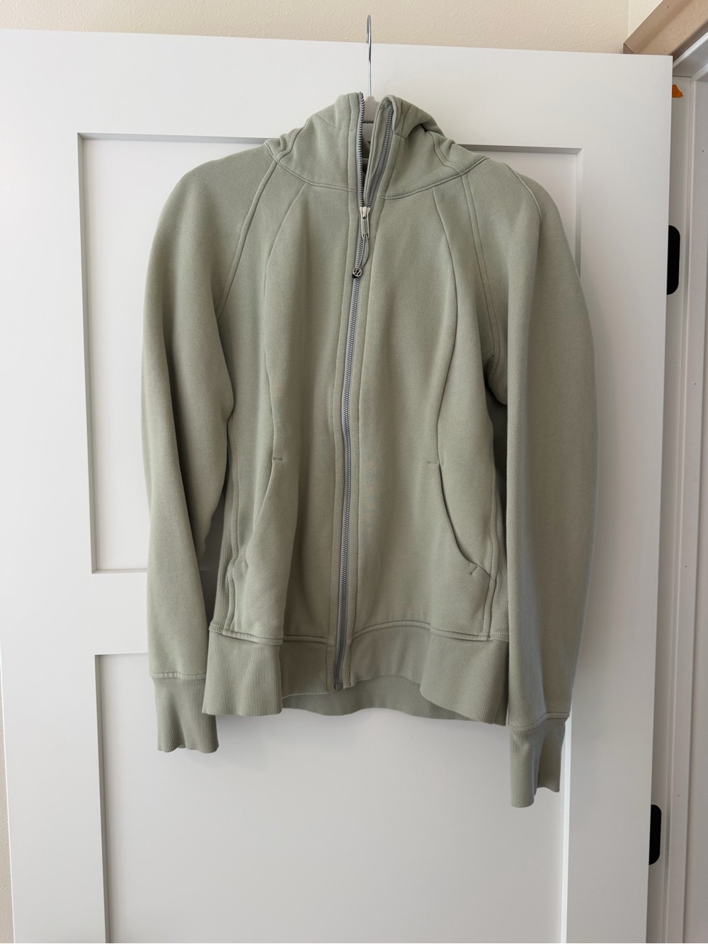 Lululemon Scuba Light Sage Zip-Up Hoodie Jacket